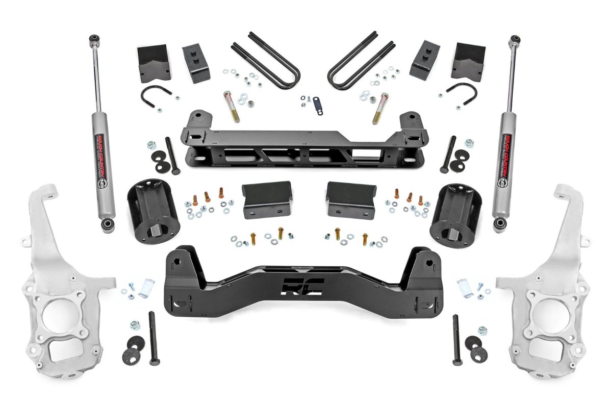 Ford F-150 Suspension Lift Kit - Front + Rear - Rough Country - 6-Inch - '21-'24